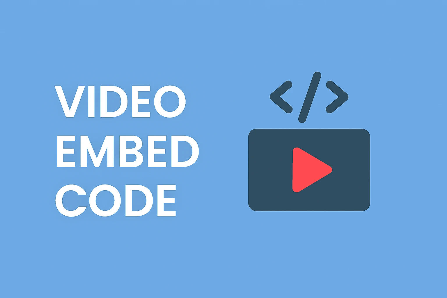 Video Embed Code