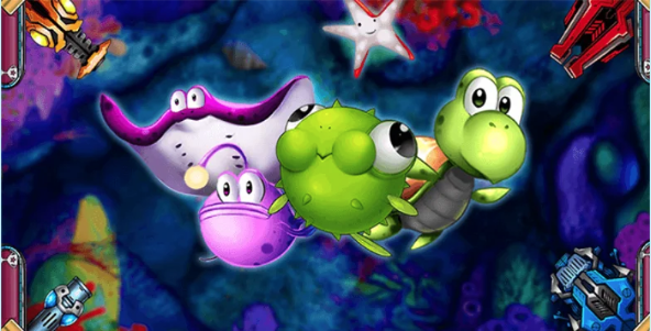 AE888 Fish Shooting Vibrant Underwater Shooting Arena